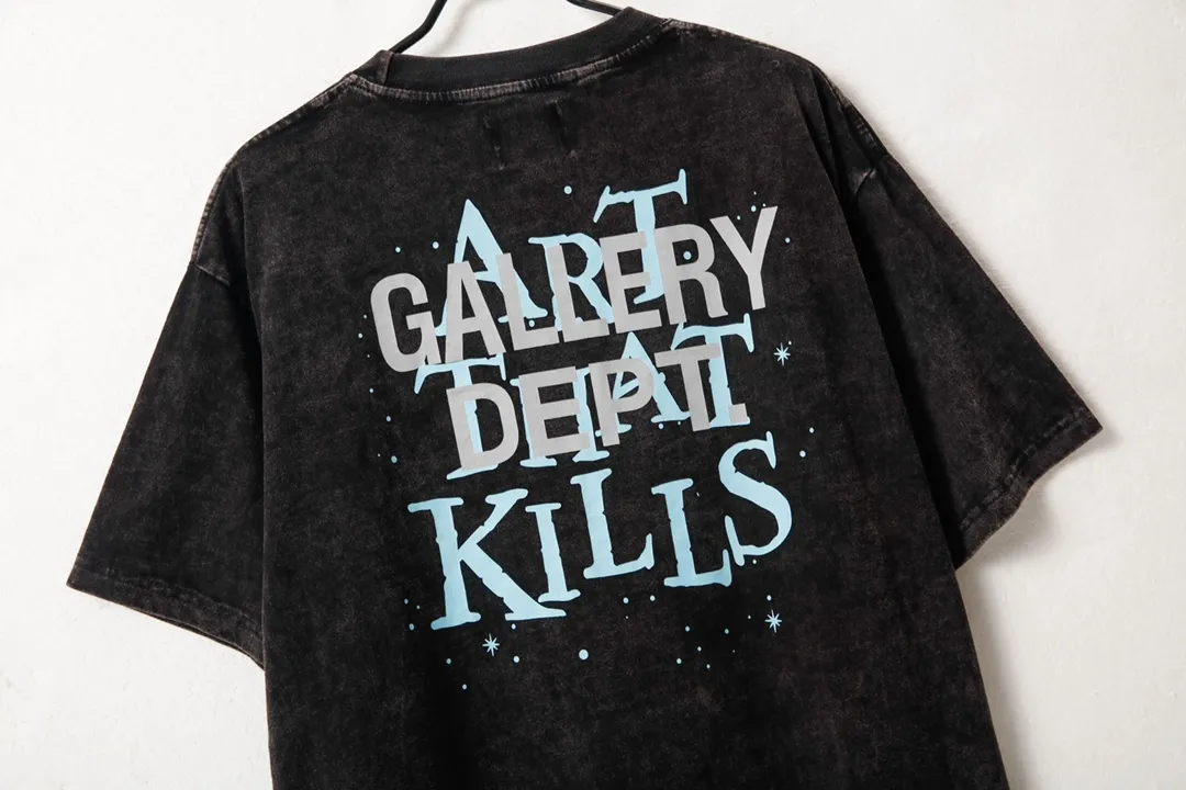 GALLERY. DEPT new short-sleeved T-shirt Style number: D2331 P116 Color: Black Size: S M L XL